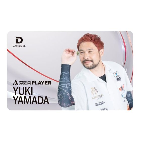 DARTSLIVE PLAYER GOODS V4 山田勇樹(Yuki Yamada) Model Card and