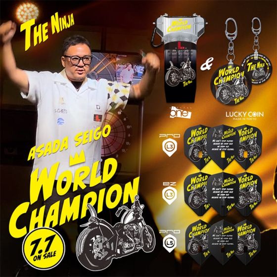 Flight-L EZ 2024 SUPER DARTS CHAMPION 淺田斉吾 (Seigo Asada) 選手款 [Shape]