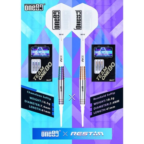 One80 × RESTAR H01 16.5g Rainbow [2BA] 網路飛鏢商店| AA darts shop