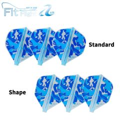 Fit Flight AIR (薄鏢翼) Printed Series Liquid Camo C Blue [Standard/Shape]