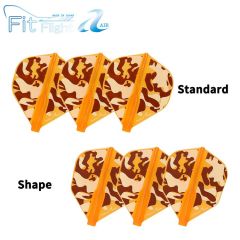 Fit Flight AIR (薄鏢翼) Printed Series Liquid Camo D Orange [Standard/Shape]