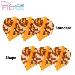 Fit Flight (厚鏢翼) Printed Series Liquid Camo D Orange [Standard/Shape]