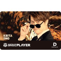 (限定) DARTSLIVE PLAYER GOODS V3 小野惠太 (Keita Ono) 第三代選手卡片 Card (可訂購，2-4天會進貨)