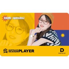 (限定) DARTSLIVE PLAYER GOODS V3 岩崎奈美 (Nami Iwasaki) 第三代選手卡片 Card (可訂購，2-4天會進貨)