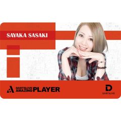 (限定) DARTSLIVE PLAYER GOODS V3 佐々木沙綾香 (Sayaka Sasaki) 第三代選手卡片 Card (可預購)