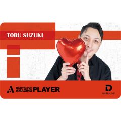 (限定) DARTSLIVE PLAYER GOODS V3 鈴木徹 (Toru Suzuki) 第三代選手卡片 Card (可訂購，2-4天會進貨)