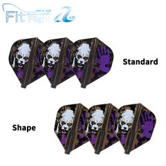 Fit Flight AIR (薄鏢翼) Printed Series Evil C D Black (Purple) [Standard/Shape]