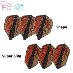 Fit Flight (厚鏢翼) COSMO DARTS × David Fatum ver.3 選手款 [Shape/Super Slim]