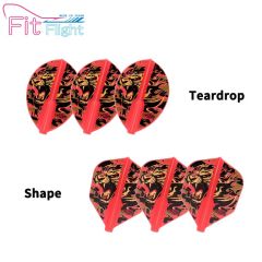 Fit Flight (厚鏢翼) x Nasir Bomba ver.1 Red Nasir Bomba 選手款 [Shape/Teardrop]